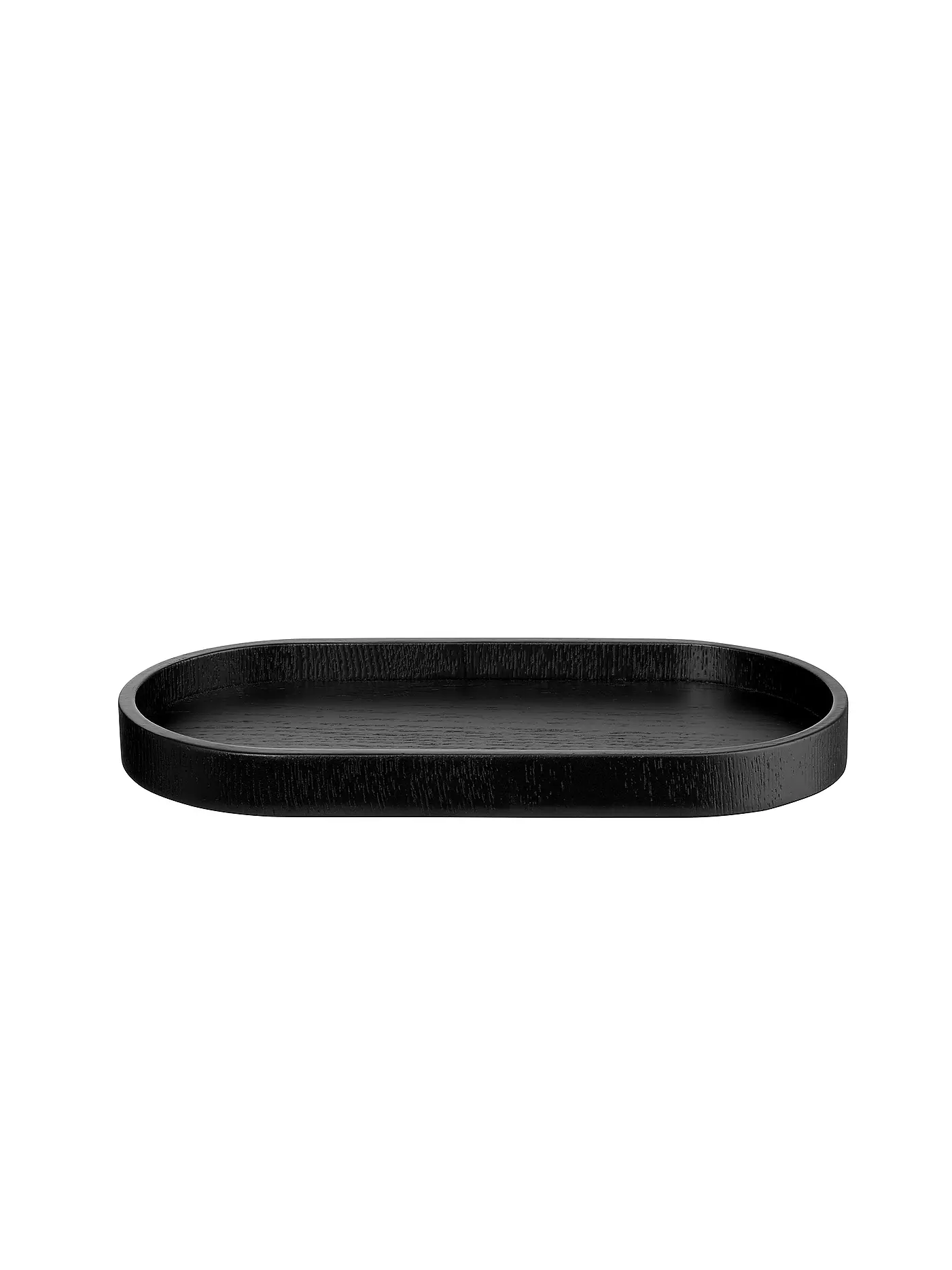 ASA SELECTION | Holztablett oval 23x11cm Schwarz | 